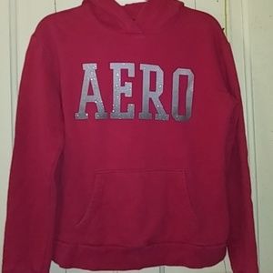 Hot pink Aéropostale pullover hoodie
